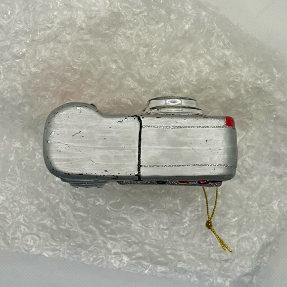 European Glass Digital Camera Hand-painted Holiday Ornament - Picture 8 of 8